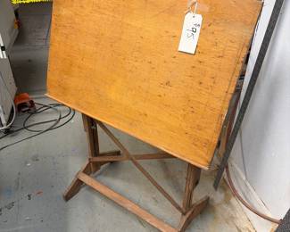 Vintage drafting table
