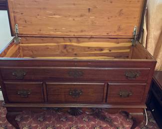 Cedar blanket chest