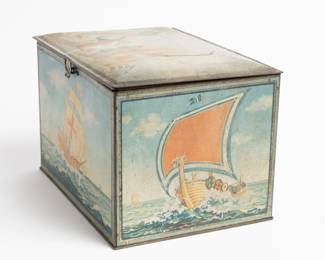 Painted Tin Box