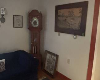 Grandfather clock.  working