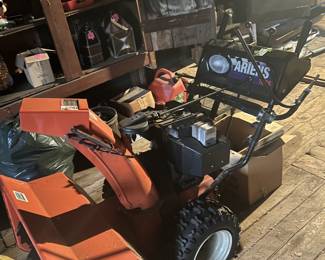 Working Snow Blower.