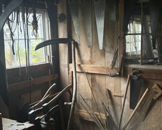 Sickle from original owner.  House built in 1854