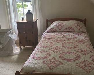 Vintage bed.  Quilt sold separately