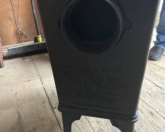 The back of the Waterford wood stove.