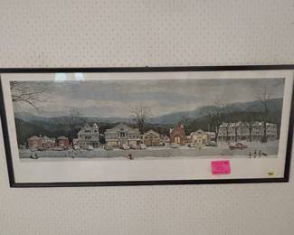 Signed Norman Rockwell Print, 1967. 