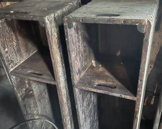 Authentic Primitive wooden boxes