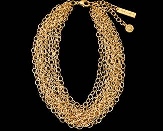 Vince Camuto Gold Multistrand Necklace