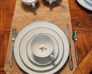 6. Place settings of Noritake plus additional pieces