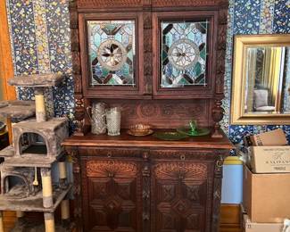 Lovely Black Forest cabinet