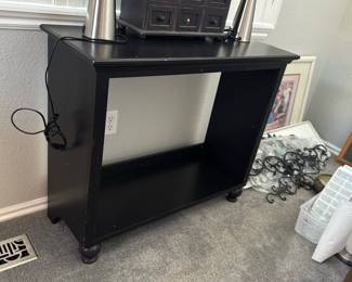 Black bookcase