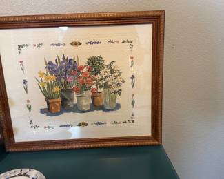 Floral artwork