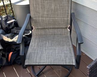 Patio chairs