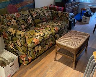 Vintage 80s love seat-it’s a sleeper sofa!