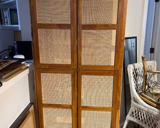 IKEA cabinet with sold out rattan doors