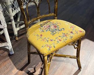 Bamboo side chair