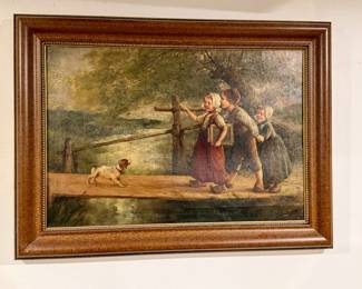 Original Fritzs Fig oil painting