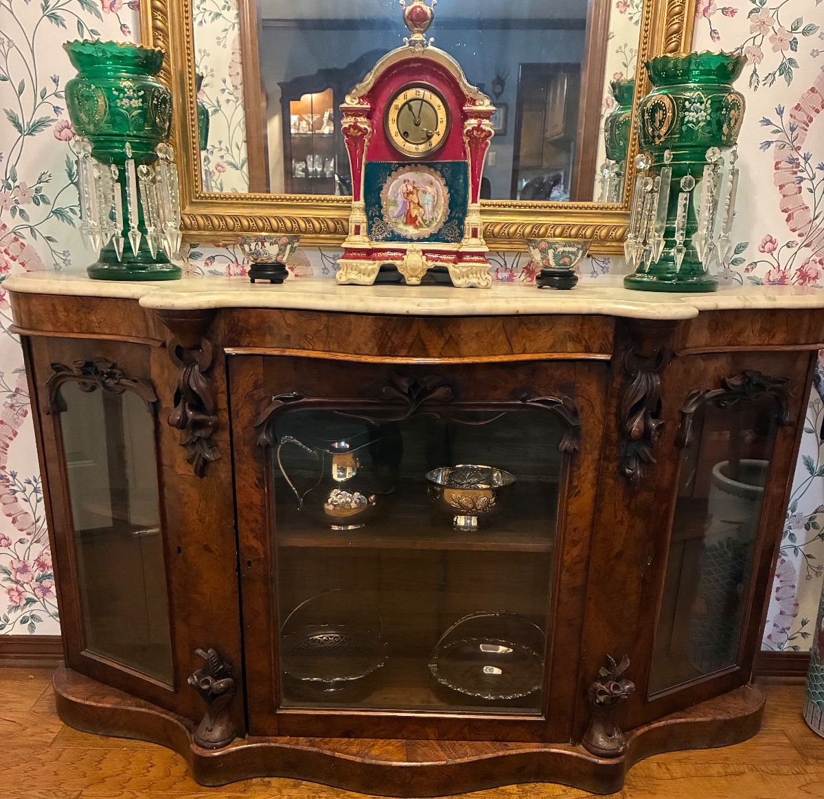 New Orleans Marbletop Credenza 