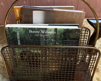 Vtg brass magazine holder