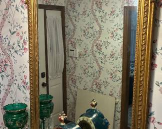 French Gold Guilt mirror