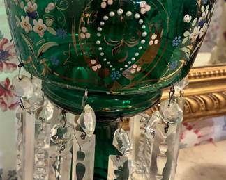 Fine Pair Mantle lusters