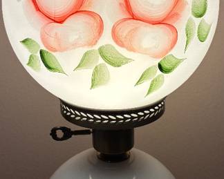 Hand- painted table lamp