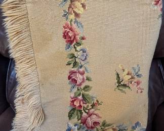 Needlepoint throw