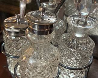 Victorian cruet set