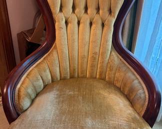 Victorian parlor chair