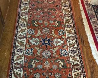 Oriental wool runner