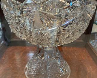 American Brilliant punch bowl