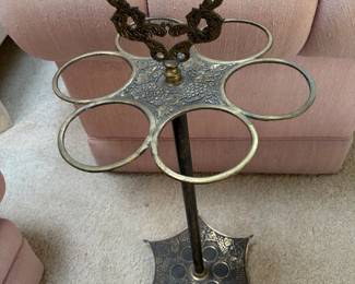 VINTAGE BRASS UMBRELLA STAND