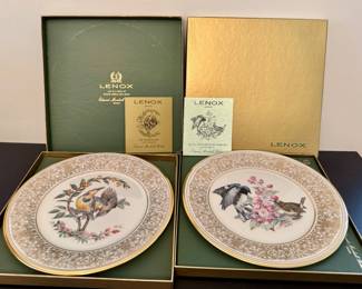 LENOX BOHEM BIRD PLATES