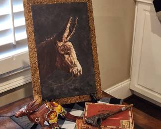 Portrait of a mule