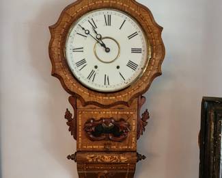 Vintage drop-dial wall clock