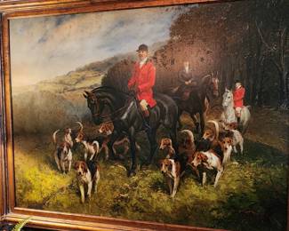 English fox hunting scene