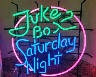 Jukebox bar neon sign
