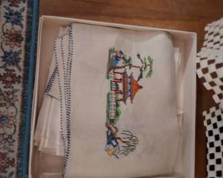 japanese embroidered linens