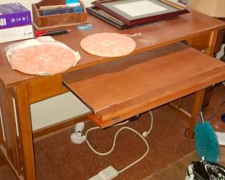 mission style computer desk