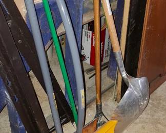 snow shovels, etc