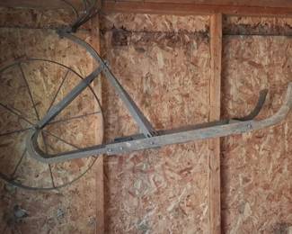 antique garden plow