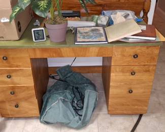 1950's handmade maple desk, drawers are smoooooth