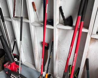 Assorted Garden Tools and Equipment
