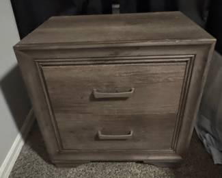 Furniture of America Loxley Weathered Oak Nightstand
