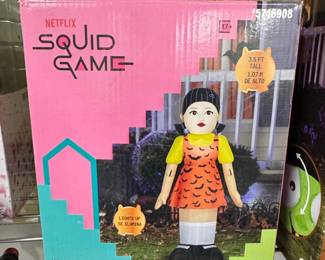 Gemmy Netflix Squid Game Young-Hee Doll Airblown Inflatable