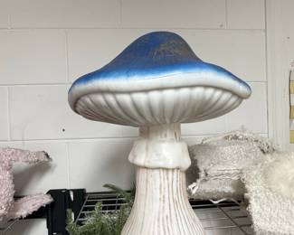 Large Decorative Resin Mushroom Figurine