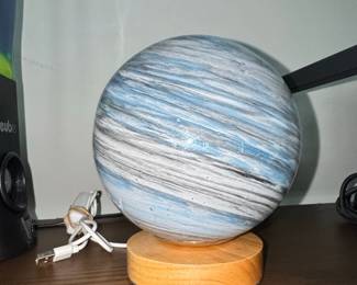 USB-powered planet-style orb accent lamp