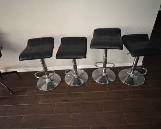 Modern Adjustable Swivel Bar Stools