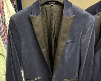 Express Men's Velvet Tuxedo Blazer