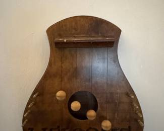 Vintage Wooden Door Harp
