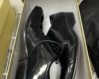 Joseph Abboud Soiree Patent Leather Tuxedo Shoes